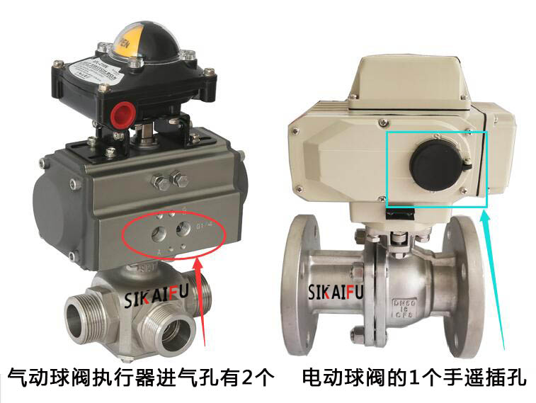 氣動球閥和電動球閥的區別
